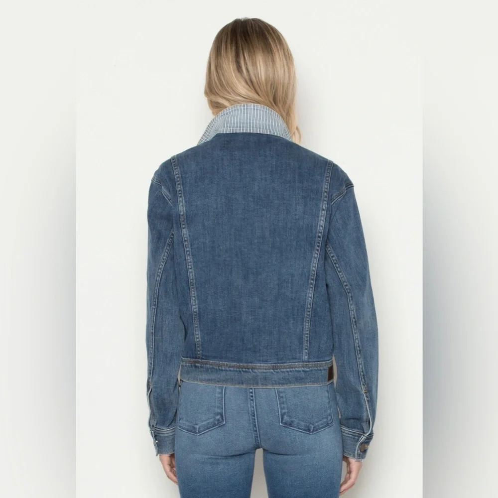 PARKER SMITH Denim Utility Jacket - Picture 2 of 7